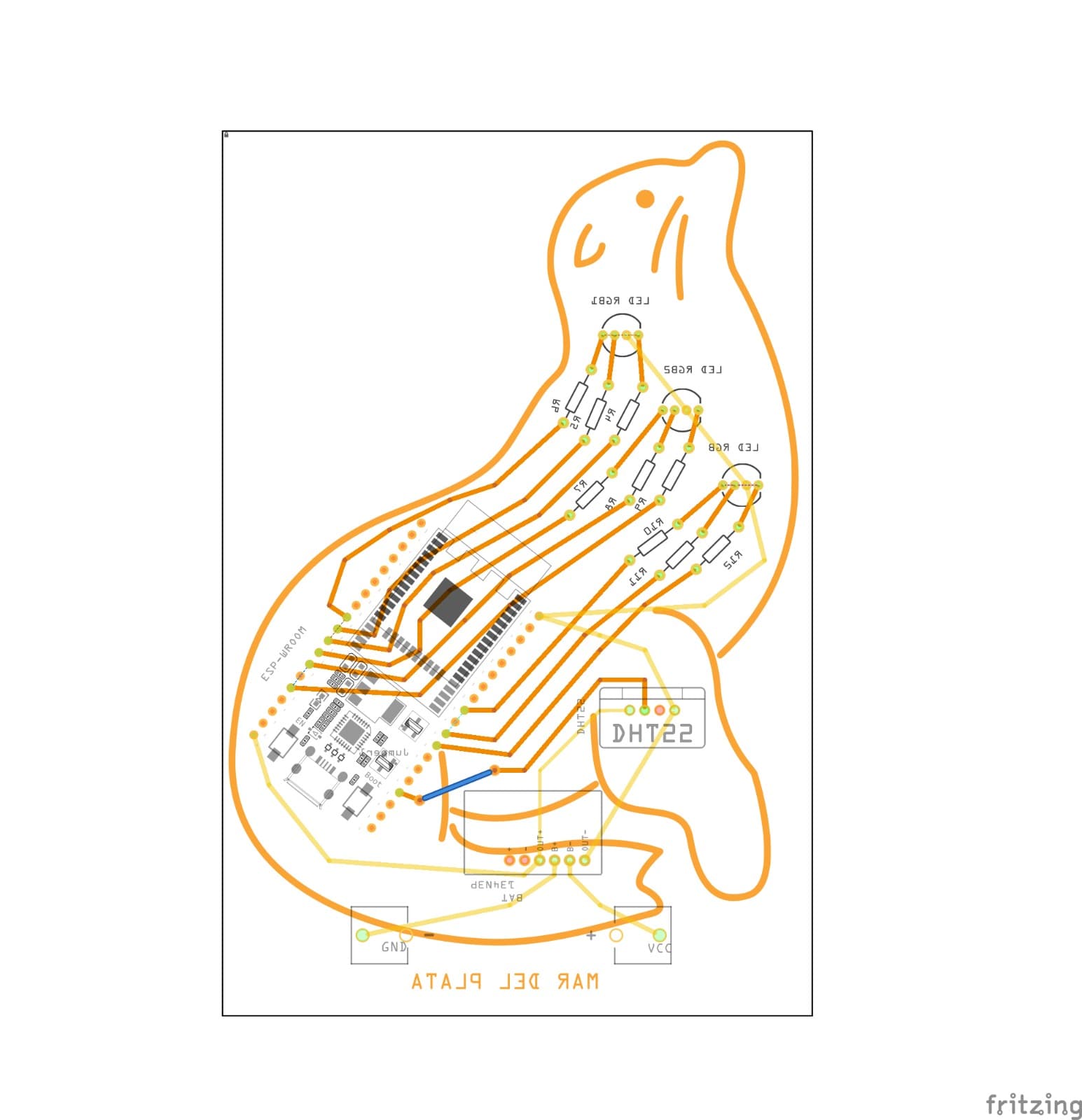 Fritzing schematic (v1)