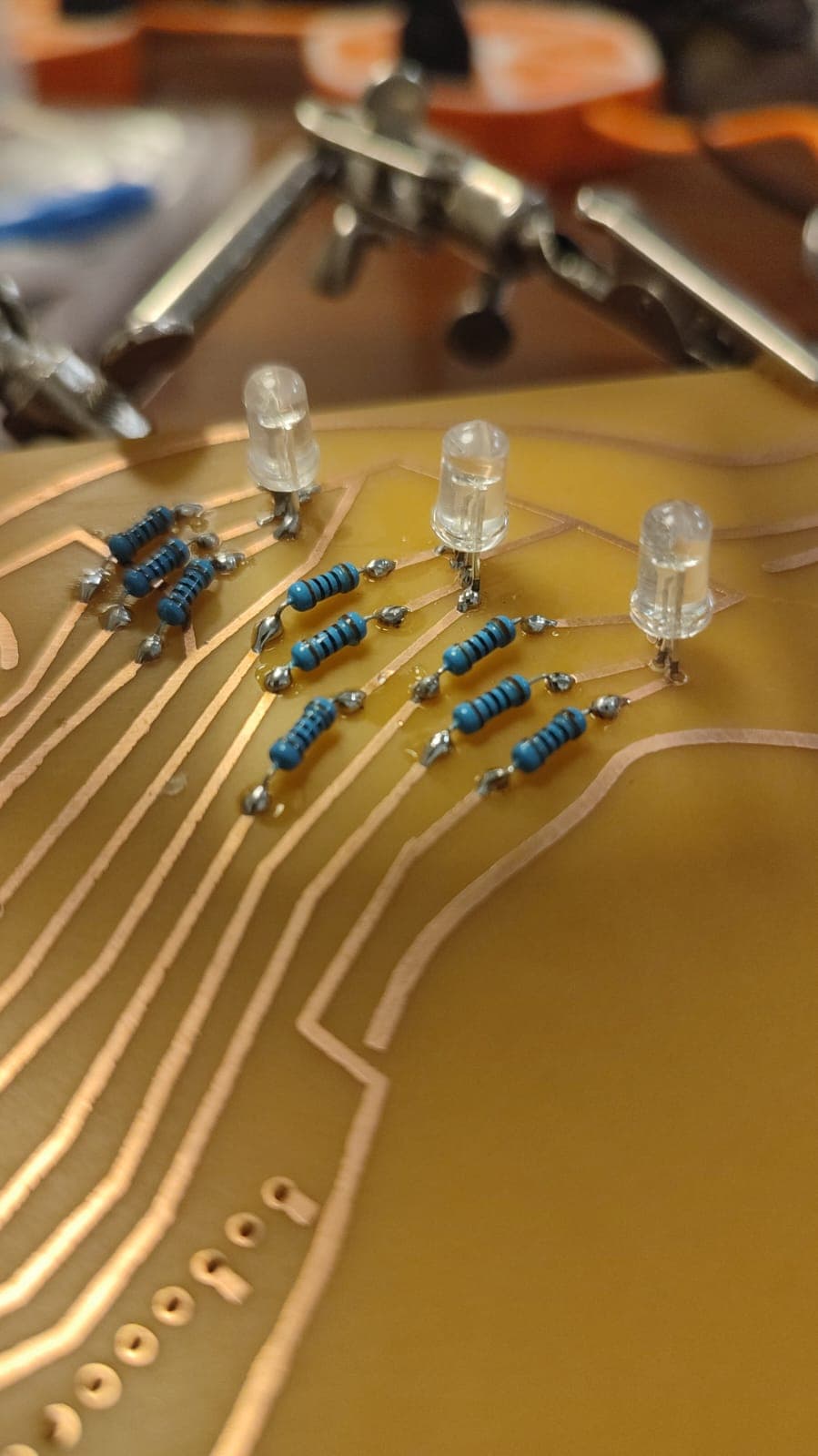 Soldering components