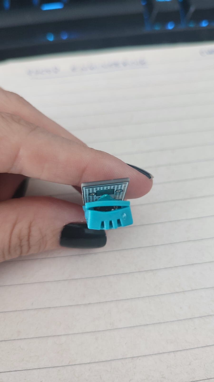 Burned temperature and humidity sensor (v1)